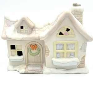 Vintage Precious Moments Porcelain“Sugar Town Sam’s House” Night Light